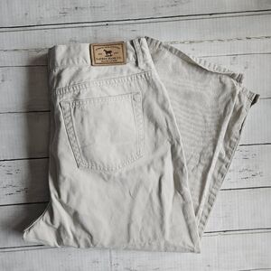 Lauren Jeans Co Ralph Lauren Women's Sz 12 Capri Pants Khaki Cotton Straight Leg